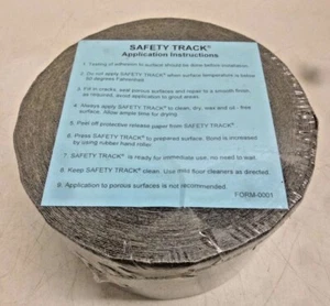 JESSUP MANUFACTURING Solid Black Anti-Slip Tape, 4" x 60.0 ft., 80 Grit Silicon - Picture 1 of 3