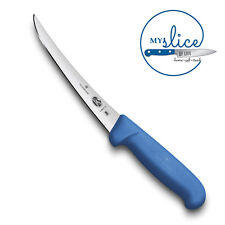 Victorinox 6" Blue Curved Boning Knife 5.6602.15 - Butcher, Hunter
