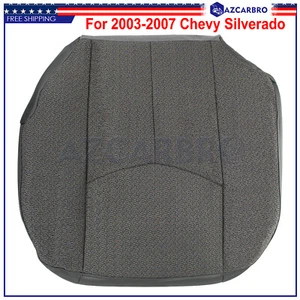 For 03-07 Chevrolet Silverado 3500 Classic Truck Driver Bottom Cloth Seat Cover - Picture 1 of 10