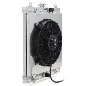 Aluminum Radiator & Cooling Fan For Yamaha YXZ 1000R 2016-2018 2HC-E2461-00-00 - Picture 1 of 15