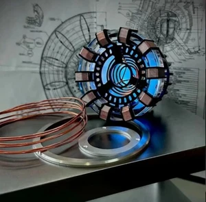 Iron Man Arc Reactor Metal Model With Lighting And Rechargeable Battery - Picture 1 of 6