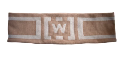 NEW WOLFORD Desert Beige W LOGO SHAPING Casual ATHLEISURE HEADBAND One Size - Image 1 of 4