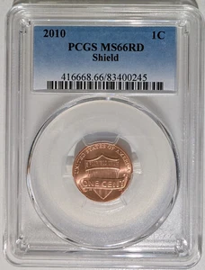 2010 Lincoln Shield Cent Penny PCGS MS66RD [83400245] - Picture 1 of 8