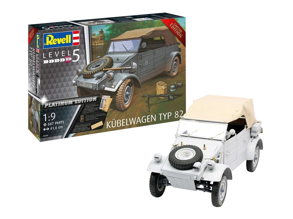 KUBELWAGEN TYP 82 PLATINIUM EDITION KIT 1:9 - Immagine 1 di 1