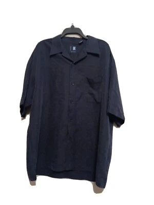 Black Polyester Blend  HAWAIIAN  SHIRT  OCEAN  CURRENT SzXL polyester blend  - Image 1 of 4