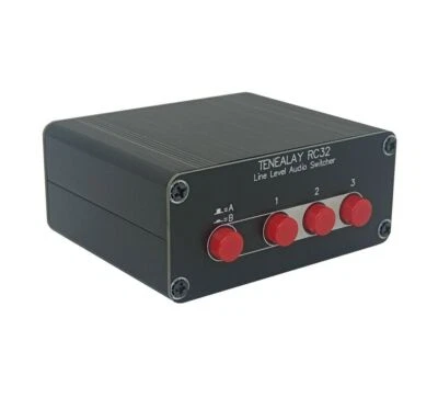 3 IN 2 OUT RCA Stereo Audio Switch input Signal Source Switcher Selector RC32 - Image 1 of 2