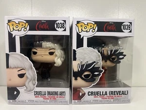 Funko Pop! Vinilo: Disney - Cruella Making Art 1038 y Reveal 1039 Coleccionable - Imagen 1 de 8