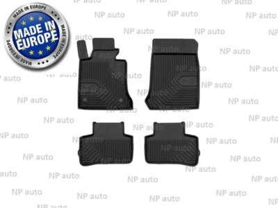 NEW LHD BLACK RUBBER FLOOR MATS FOR MERCEDES BENZ X204 2008-2015 GLK-CLASS - Image 1 of 4
