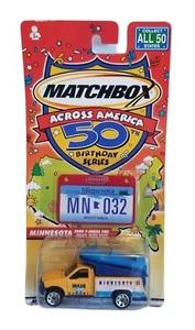 Vintage Matchbox Across America Minnesota Ford F-Series Pickup Truck w/Raft New - Picture 1 of 4
