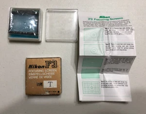 Nikon F3 Focusing Screen Type T for F3 F3HP from JAPAN With Manual And Box - Picture 1 of 12