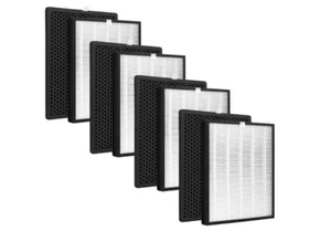 4 Sets True HEPA Replacement Filters For Alexapure Breeze AP-B102 And 3049 Air - Picture 1 of 7