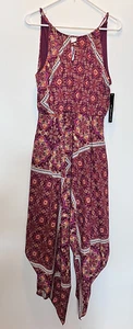 Womens Dress Sz Large Bohemian High Low Length Flowy Rococo long Spring Beach - Picture 1 of 10