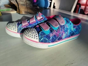 Girls Sketchers Twinkle Toes shoes sz 2 - do NOT light up - Picture 1 of 7