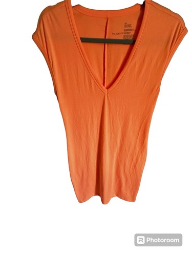UNDERCOVER Abito donna Victoria Secret Lounge taglia S P arancione estivo comodo