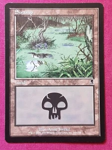 Magic The Gathering ODYSSEY SWAMP 340 land card MTG - Picture 1 of 2