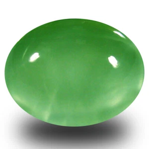 Prehnita verde ovalado de corte cabujón de 1,85 quilates (8 x 6 mm) sin calefacción - Imagen 1 de 1