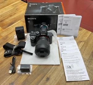 SONY ALPHA A7 II MIRRORLESS PROFESSIONAL DIGITAL CAMERA W/ 28-70mm LENS KIT - Picture 1 of 14