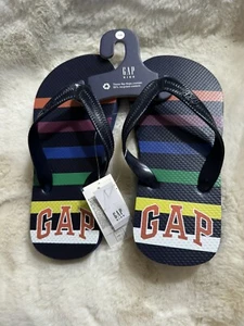 Infradito unisex per bambini blu scuro taglia 1-2 NUOVE DI ZECCA CON ETICHETTE - Foto 1 di 2