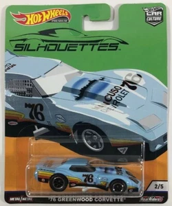 Hot Wheels 2019 Premium Car Culture siluettes '76 Greenwood Corvette 2/5 - Imagen 1 de 5