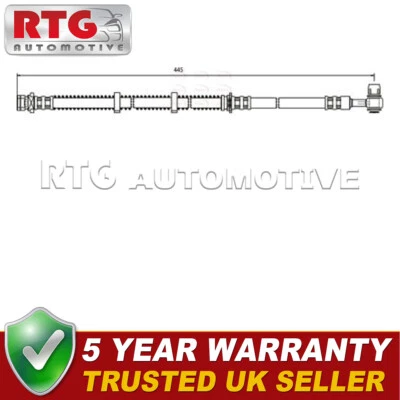 Manguera de freno delantera se adapta a Land Rover Freelander 1998-2006 Range 2002-2012 SHB500124 Foto 1 de 2