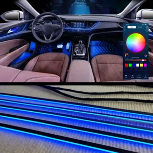14/18sets LED Hide Car Interior Neon Atmosphere Ambient Light Bulb Universal - Picture 1 of 12