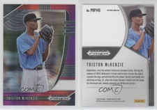 2020 Panini Prizm Draft Picks Red and Purple Hyper Triston McKenzie #PDP145