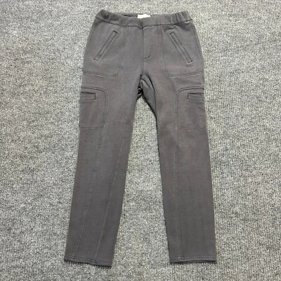 Pantalones de chándal cargo Anthropologie para mujer pequeños grises tejidos texturizados elásticos Foto 1 de 4