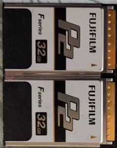For Panasonic 32GB P2 Memory Card by Fujifilm P2MCF32-WW - Set of 2 - Picture 1 of 1