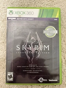 Xbox 360 (Skyrim: The Elder Scrolls V: Legendary Edition) Guter Zustand mit Hülle - Bild 1 von 1