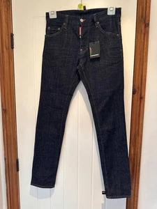 Dsquared2 Men's Blue Denim Straight Leg Casual Jeans Size Small - Picture 1 of 5