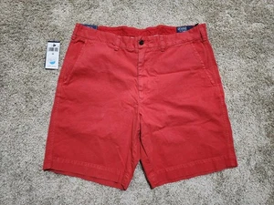 Polo Ralph Lauren Red Salinger Relaxed Fit Chino Shorts Men's Size 34 NWT - Picture 1 of 8