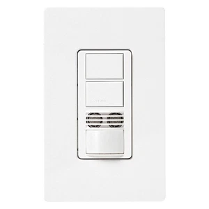 LUTRON MS-B202-WH Occ Snsr,PIR/Usonic,120-277V AC,Wht 36WH01 - Picture 1 of 1