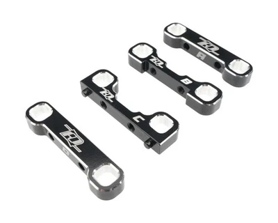 Revolution Design Alu Querlenker Halter HD Set schwarz für Team Associated B84   - Bild 1 von 2