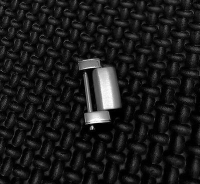 Genuine Breguet 19mm Watch Band Link (One Side Screw) Matte Center #836 - Imagem 1 de 4