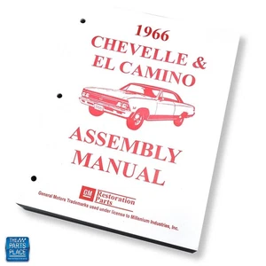 1966 Chevelle & El Camino Factory GM Assembly Manual Each Loose Leaf / Unbound - Picture 1 of 4