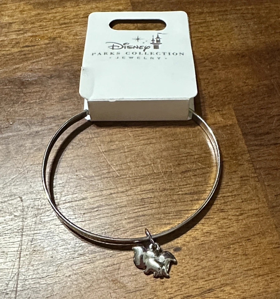 Disney Parks Collection Silver Bracelet with Dumbo Charm - Изображение 1 из 4