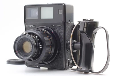 [Fast neuwertig] Mamiya Universal Press 127 mm f/4.7 Objektiv + Polaroid Rückseite aus Japan - Bild 1 von 4