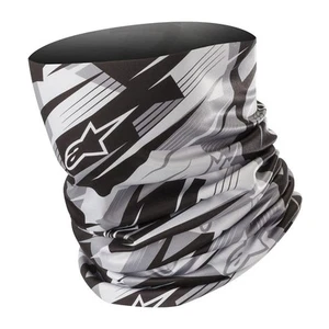 Alpinestars Blurred Motorcycle Neck Tube Summer Motorbike Scooter Black - Picture 1 of 2