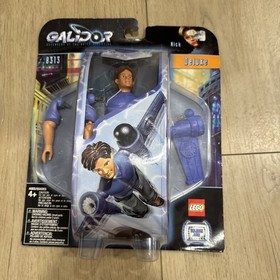 Year 2002 Lego Galidor Deluxe 9 Inch Tall 8313 - NICK with Power Wings (15 Pcs)