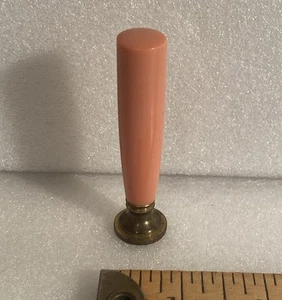 Vintage Pink Handle Brass Wax Seal Stamp, Monogrammed “Betty” - Picture 1 of 8