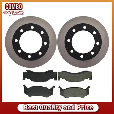 前盘式制动垫套装盘式制动转子适合 1981 - 1993 道奇 W250 — 第 1/4 张图片