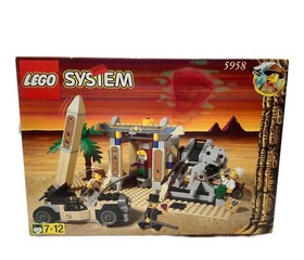 Lego Adventurers 5958 Mummy's Tomb Egyptian Desert Set Incl US duty