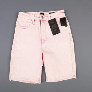 Bermudas Lee para mujer 27 tiro medio alto vintage modernas bayas rosa ácido - Imagen 1 de 10