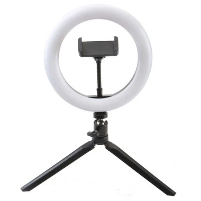 VFM E-STORE Social Media 20cm LED Ring Light with Phone Holder