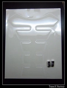 CLEAR TRANSPARENT FUEL TANK PAD PROTECTOR STREET RACE ALLBIKES MOTO MOTORCYCLES - Picture 1 of 1