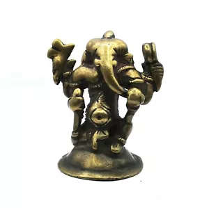 Ancient Ganesh Bronze North India 17th - Picture 1 of 6