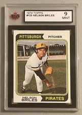 1974-75 Topps Nelson Briles KSA 9 Pittsburgh Pirates #123
