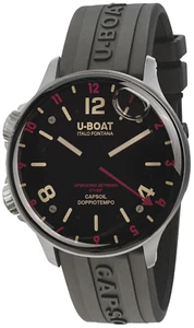 U-Boat Modello 8839/A Capsoil Doppiotempo Ss Case Caucciù Uomo Polso - Foto 1 di 1