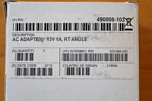 Adaptador de CA INTERMEC 320-066-042 12V 1A Clase 2 Fuente de Alimentación RT Ángulo 490008-103 - Imagen 1 de 10