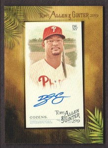 2019 Topps Allen & Ginter Baseball Framed Mini AUTO #MA-DCO Dylan Cozens
